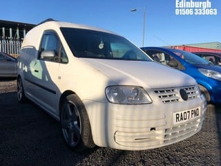 Location: Edinburgh - 2007 VOLKSWAGEN CADDY C20 TDI 104 Car Derived Van REG: RA07PNO, Keys: No, MOT Expiry date: 26/12/2024, 1896 Diesel, 5 Speed Manual Diesel, Former Keepers: 7