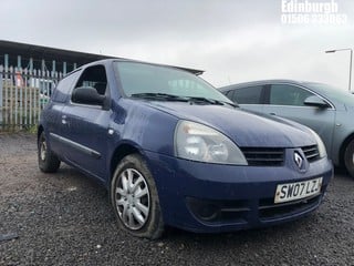 Location: Edinburgh - 2007 RENAULT CLIO CAMPUS SL15 DCI 65 Car Derived Van REG: SW07LZJ, Keys: No, MOT Expiry date: 18/12/2024, 1461 Diesel, 5 Speed Manual Diesel, Former Keepers: 6