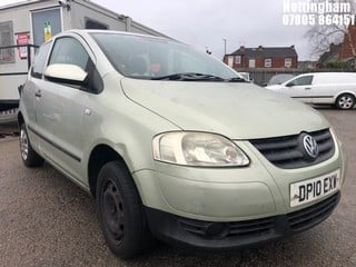 Location: Nottingham - 2010 VOLKSWAGEN URBAN FOX 55 3 Door Hatchback REG: DP10EXW, Keys: No, MOT Expiry date: 14/10/2024, 1198 Petrol, 5 Speed Manual Petrol, Former Keepers: 4