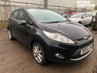 Location: Mitcham - 2010 FORD FIESTA ZETEC 5 Door Hatchback REG: DE60LHR, Keys: No, MOT Expiry date: 10/08/2025, 1242 Petrol, 5 Speed Manual Petrol, Former Keepers: 4