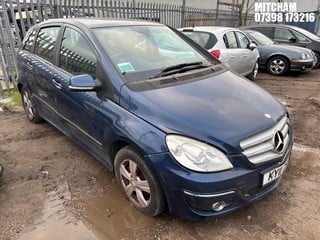 Location: Mitcham - 2011 MERCEDES-BENZ B160 SE CVT MPV REG: KY11ZSD, Keys: No, MOT Expiry date: 26/03/2023, 1498 Petrol, Variable Speed Auto Petrol, Former Keepers: 4