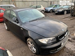 Location: Mitcham - 2010 BMW 118D SE AUTO 5 Door Hatchback REG: YR10DPY, Keys: No, MOT Expiry date: 02/09/2024, 1995 Diesel, 6 Speed Auto Diesel, Former Keepers: 4