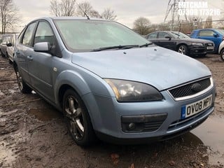 Location: Mitcham - 2008 FORD  FOCUS ZETEC CLIMATE 5 Door Hatchback REG: OV08MPY, Keys: No, MOT Expiry date: 17/11/2025, 1596 Petrol, 5 Speed Manual Petrol, Former Keepers: 6