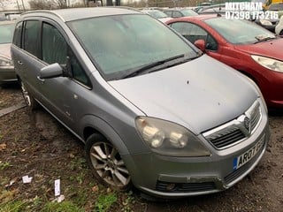 Location: Mitcham - 2007 VAUXHALL ZAFIRA DESIGN AUTO MPV REG: AR07GGU, Keys: No, MOT Expiry date: 09/02/2024, 2198 Petrol, 4 Speed Auto Petrol, Former Keepers: 7