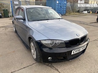 Location: Hull - 2006 BMW 118D SE 5 Door Hatchback REG: CV56YDH, Keys: No, MOT Expiry date: 19/12/2024, 1995 Diesel, 6 Speed Manual Diesel, Former Keepers: 12