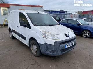 Location: Leeds - 2011 PEUGEOT PARTNER 850 S HDI 90 Panel Van REG: NV11EVB, Keys: No, MOT Expiry date: 23-06-2024, 1560 Diesel, 5 Speed Manual Diesel, Former Keepers: 5