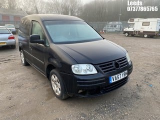 Location: Leeds - 2008 VOLKSWAGEN CADDY C20 TDI S-A Car Derived Van REG: VA57YBM, Keys: No, MOT Expiry date: 30-09-2020, 1896 Diesel, 6 Speed Semi Auto Diesel, Former Keepers: 4