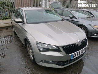 Location: HAYES / HEATHROW - 2015 SKODA SUPERB S TDI S-A 5 DOOR HATCHBACK REG: GF65YBY , 1598cc DIESEL, 7 SPEED S-AUTO DIESEL, Former Keepers: 4, Keys: No, MOT: Expiry date05/12/2024