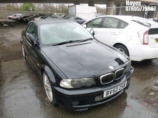 Location:  Hayes - 2002 BMW  Convertible REG: BV52ZHB, Keys: No, MOT Expiry date: 22/03/2024, 2494 Petrol, Automatic, Former Keepers: 6