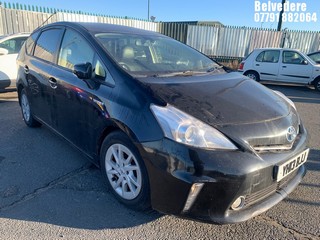 Location: BELVEDERE - 2013 TOYOTA PRIUS+ T4 CVT 	 MPV REG: YH13BJJ, 1798cc HYBRID ELECTRIC, VARIABLE 1 SPEED AUTO PETROL/E, Former Keepers: 3, Keys: No, MOT: Expiry date08.10.2024