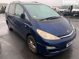 Location: BELVEDERE - 2004 TOYOTA PREVIA TSPIRIT VVTI AUTO 	 MPV REG: MW53DFC, 2362cc PETROL, 4 SPEED AUTO PETROL, Former Keepers: 6, Keys: No, MOT: Expiry date22.06.2025