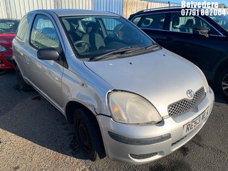 Location: BELVEDERE - 2003 TOYOTA YARIS T2 	 3 DOOR HATCHBACK REG: RE53WLK, 998cc PETROL, 5 SPEED MANUAL PETROL, Former Keepers: 12, Keys: No, MOT: Expiry date21.03.2025