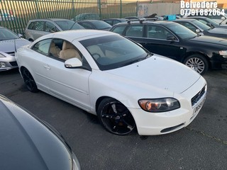 Location: Belvedere - 2009 VOLVO C70 S D AUTO Convertible REG: DG59XYM, Keys: No, MOT Expiry date: 16/05/2025, 1997 Diesel, 6 Speed Auto Diesel, Former Keepers: 7