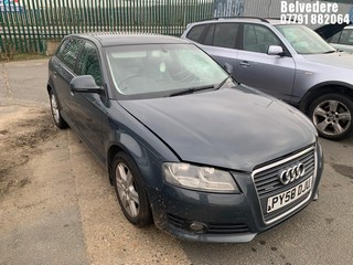 Location: Belvedere - 2008 AUDI A3 SE TDI QUATTRO 5 Door Hatchback REG: PY58DJU, Keys: No, MOT Expiry date: 06.09.2025, 1968 Diesel, 6 Speed Manual Diesel, Former Keepers: 4