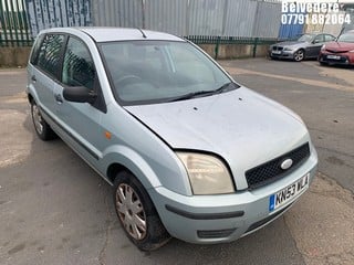 Location: Belvedere - 2004 FORD FUSION 2 16V 5 Door Hatchback REG: KN53WLA, Keys: No, MOT Expiry date: 01.12.2024, 1388 Petrol, 5 Speed Manual Petrol, Former Keepers: 4