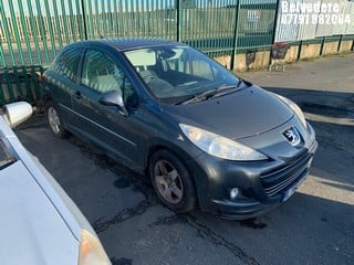 Location: Belvedere - 2010 PEUGEOT 207 SPORT 3 Door Hatchback REG: LT60UFE, Keys: No, MOT Expiry date: 11/08/2025, 1397 Petrol, 5 Speed Manual Petrol, Former Keepers: 4