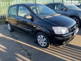 Location: Belvedere - 2004 HYUNDAI GETZ GSI 5 Door Hatchback REG: EN54BXM, Keys: No, MOT Expiry date: 26/11/2025, 1341 Petrol, 5 Speed Manual Petrol, Former Keepers: 4