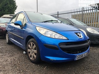 Location: Edinburgh - 2006 PEUGEOT 207 S 5 Door Hatchback REG: SD56XJZ, Keys: No, MOT Expiry date: 28/06/2024, 1360 Petrol, 5 Speed Manual Petrol, Former Keepers: 12