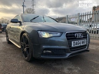 Location: MITCHAM - 2014 AUDI A5 S LINE TDI CVT  Coupe REG: DA64NKR, 1968 Diesel, Variable 1 Speed Auto Diesel, Former Keepers: 5, Keys: No, MOT: Expiry date07/06/2025