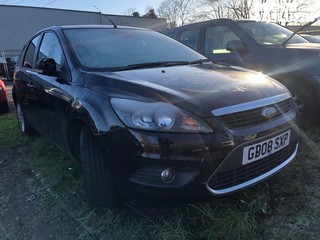 Location: MITCHAM - 2008 FORD FOCUS TITANIUM 100 	 5 DOOR HATCHBACK REG: GD08SXP, 1596cc PETROL, 5 SPEED MANUAL PETROL, Former Keepers: 3, Keys: No, MOT: Expiry date18/08/2025