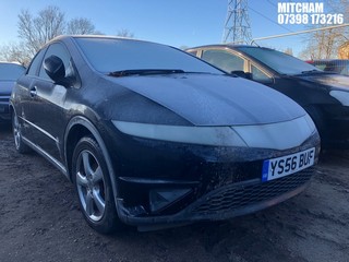 Location: Mitcham - 2006 HONDA CIVIC SE 5 Door Hatchback REG: YS56BUF, Keys: No, MOT Expiry date: 15/04/2025, 1339 Petrol, 6 Speed Manual Petrol, Former Keepers: 8