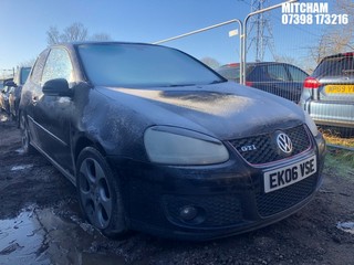 Location: Mitcham - 2006 VOLKSWAGEN GOLF GTI 3 Door Hatchback REG: EK06VSE, Keys: No, MOT Expiry date: 21/10/2025, 1984 Petrol, 6 Speed Manual Petrol, Former Keepers: 12