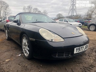 Location: Mitcham - 2001 PORSCHE  BOXSTER Convertible REG: Y977JGN, Keys: No, MOT Expiry date: 15/03/2024, 3179 Petrol, Manual, Former Keepers: 6