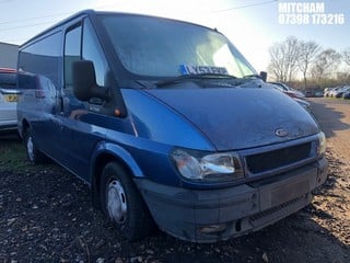 Location: Mitcham - 2003 FORD TRANSIT 280 SWB Panel Van REG: LY53FKP, Keys: No, MOT Expiry date: 12/02/2025, 1998 Diesel, 5 Speed Manual Diesel, Former Keepers: 4