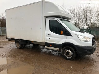 Location: PETERBOROUGH - 2015 FORD TRANSIT 350 LUTON VAN REG: MW64TYO, 2198cc DIESEL, 6 SPEED MANUAL DIESEL, Former Keepers: 5, Keys: Yes, MOT: Expiry date21/03/2025