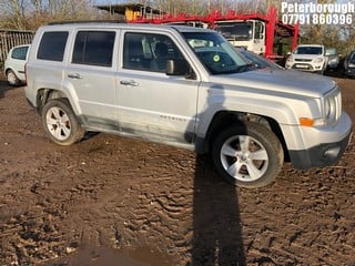 Location: Peterborough - 2011 JEEP PATRIOT SPORT CRD Estate REG: MF11XCK, Keys: No, MOT Expiry date: 30/11/2023, 2143 Diesel, 6 Speed Manual Diesel, Former Keepers: 6