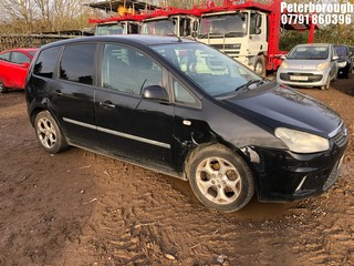 Location: Peterborough - 2008 FORD C-MAX ZETEC MPV REG: MJ08GLV, Keys: No, MOT Expiry date: 12/02/2025, 1596 Petrol, 5 Speed Manual Petrol, Former Keepers: 9