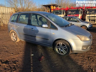 Location: Peterborough - 2006 FORD FOCUS C-MAX ZETEC MPV REG: SA56XLP, Keys: No, MOT Expiry date: 21/07/2023, 1596 Petrol, 5 Speed Manual Petrol, Former Keepers: 6