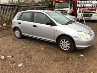 Location: Peterborough - 2002 HONDA CIVIC MAX 5 Door Hatchback REG: LD02WNP, Keys: Required, MOT Expiry date: 08/04/2025, 1396 Petrol, 5 Speed Manual Petrol, Former Keepers: 3