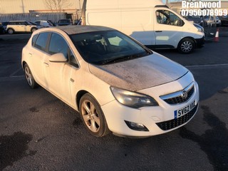 Location: BRENTWOOD - 2012 VAUXHALL ASTRA SRI 5 DOOR HATCHBACK REG: SV62VXZ, 1598cc PETROL, 5 SPEED MANUAL PETROL, Former Keepers: 4, Keys: No, MOT: Expiry date13/05/2025