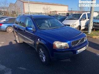 Location: Brentwood - 2005 VOLVO XC90 D OCEAN RACE AWD A Estate REG: LD55EYK, Keys: No, MOT Expiry date: 13/09/2024, 2401 Diesel, 5 Speed Auto Diesel, Former Keepers: 5