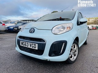 Location: Plymouth - 2014 CITROEN C1 EDITION 5 Door Hatchback REG: WG63VGD, Keys: No, MOT Expiry date: 15/03/2024, 998 Petrol, 5 Speed Manual Petrol, Former Keepers: 3