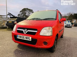 Location: Plymouth - 2006 VAUXHALL AGILA DESIGN TWINPORT MPV REG: VN56NVL, Keys: No, MOT Expiry date: 04/11/2025, 1229 Petrol, 5 Speed Manual Petrol, Former Keepers: 5