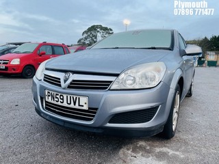 Location: Plymouth - 2009 VAUXHALL ASTRA ACTIVE 5 Door Hatchback REG: PN59UVL, Keys: No, MOT Expiry date: 01/02/2025, 1364 Petrol, 5 Speed Manual Petrol, Former Keepers: 7