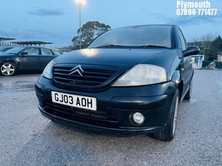 Location: Plymouth - 2003 CITROEN C3 HDI EXCLUSIVE 5 Door Hatchback REG: GJ03AOH, Keys: No, MOT Expiry date: 06/09/2025, 1398 Diesel, 5 Speed Manual Diesel, Former Keepers: 8