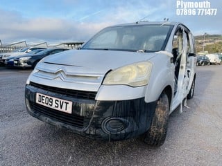 Location: Plymouth - 2009 CITROEN BERLINGO M-SP VT HDI 90 MPV REG: DE09SVT, Keys: No, MOT Expiry date: 15/01/2025, 1560 Diesel, 5 Speed Manual Diesel, Former Keepers: 9