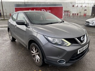 Location: South Wales - 2015 NISSAN QASHQAI ACENTA SMART VIS 5 DOOR HATCHBACK REG: WU65AXA, 1197cc PETROL, 6 SPEED MANUAL PETROL, Former Keepers: 0, Keys: Yes, MOT Expiry date: 09/09/2025