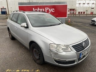 Location: South Wales - 2007 VOLKSWAGEN PASSAT SE TDI Estate REG: WU57KKF, Keys: No, MOT Expiry date: 16/09/2025, 1896 Diesel, 5 Speed Manual Diesel, Former Keepers: 7