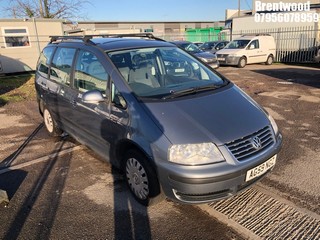 NOTE: ATF Registered Buyers ONLY - Location: Brentwood - 2010 VOLKSWAGEN SHARAN S TDI 115 AUTO MPV REG: AG59NGZ, Keys: No, 1896 Diesel, 5 Speed Auto Diesel, Former Keepers: 3