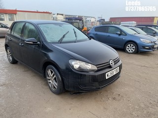 Location: Leeds - 2009 VOLKSWAGEN GOLF SE TSI 5 Door Hatchback REG: MJ58YBD, Keys: No, MOT Expiry date: 21-11-2024, 1390 Petrol, 6 Speed Manual Petrol, Former Keepers: 5