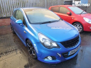 Location:  Hayes - 2013 VAUXHALL CORSA VXR 3 Door Hatchback REG: DX63DUJ, Keys: No, MOT Expiry date: 24/05/2024, 1598 Petrol, 6 Speed Manual Petrol, Former Keepers: 4