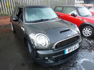 Location:  Hayes - 2011 MINI COOPER SD 3 Door Hatchback REG: RF11AXJ, Keys: No, MOT Expiry date: 26/11/2024, 1995 Diesel, 6 Speed Manual Diesel, Former Keepers: 5