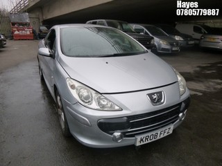 Location:  Hayes - 2008 PEUGEOT 307 SPORT CC S-A Convertible REG: KR08FFZ, Keys: No, MOT Expiry date: 23/02/2025, 1997 Petrol, 4 Speed Semi Auto Petrol, Former Keepers: 4