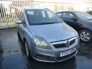 Location:  Hayes - 2008 VAUXHALL ZAFIRA LIFE MPV REG: PY57HRM, Keys: No, MOT Expiry date: 13/07/2024, 1598 Petrol, 5 Speed Manual Petrol, Former Keepers: 5