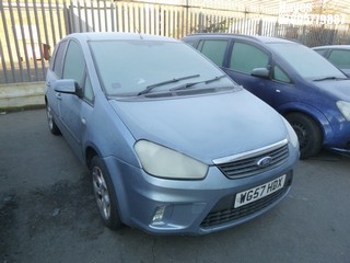 Location:  Hayes - 2007 FORD C-MAX ZETEC AUTO MPV REG: WG57HDX, Keys: No, MOT Expiry date: 30/11/2025, 1999 Petrol, 4 Speed Auto Petrol, Former Keepers: 5