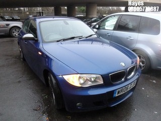 Location:  Hayes - 2006 BMW 120D M SPORT 5 Door Hatchback REG: WR06ZJX, Keys: No, MOT Expiry date: 15/05/2024, 1995 Diesel, 6 Speed Manual Diesel, Former Keepers: 7